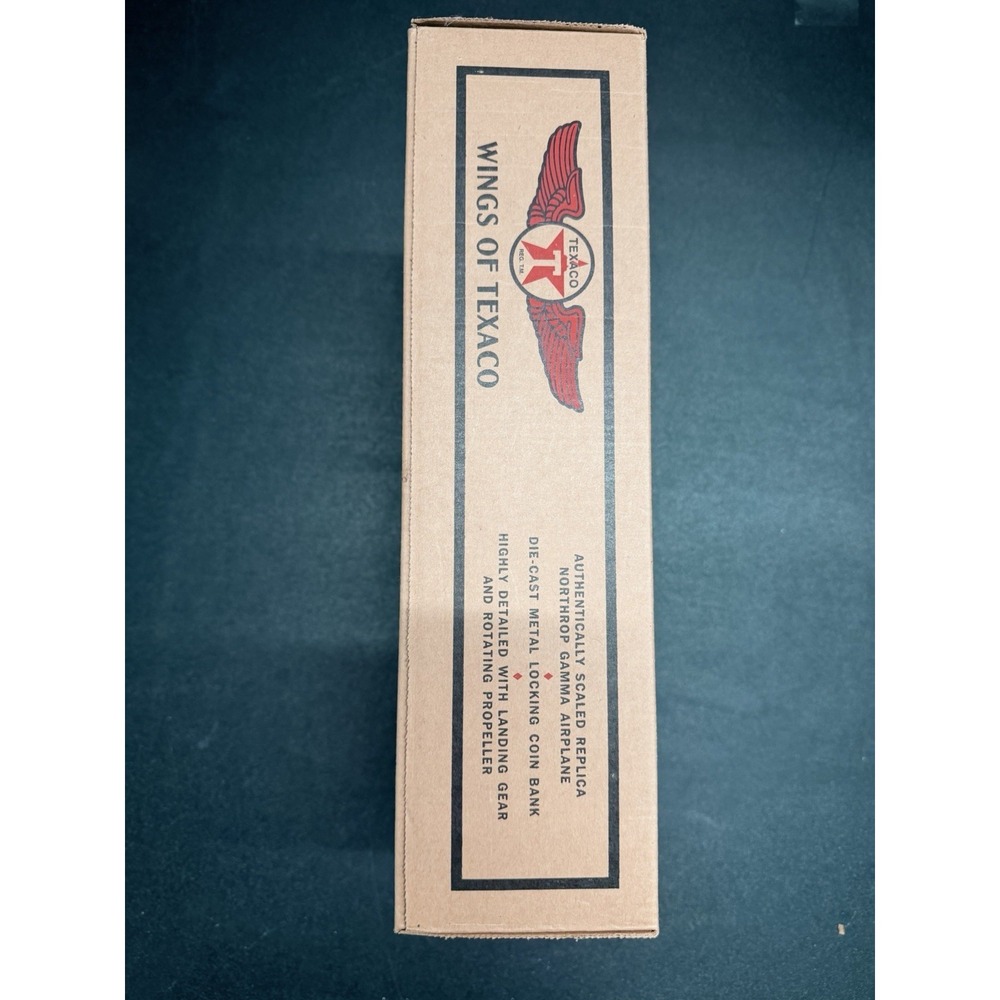 Texaco Wings 1932 Northrop Gamma Coin Bank Ertl 2nd Series w/ Box (m28) - Picture 4 of 4